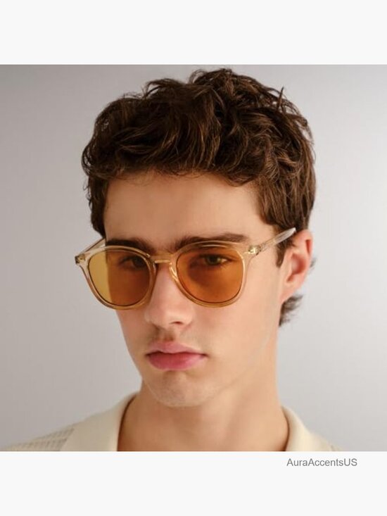 Round Polycarbonate Sunglasses with UV Protection main image 6